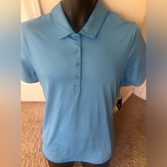 adidas Tops - New women’s pulse blue adidas golf polo shirt size XL